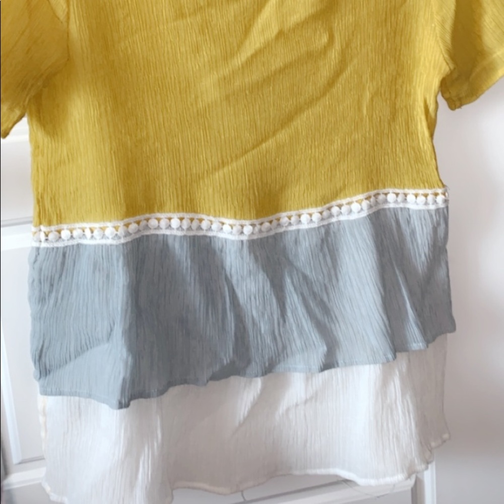 Scoop neck blouse